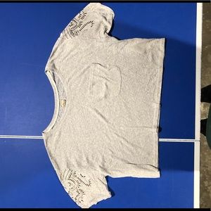 Hollister cropped shirt